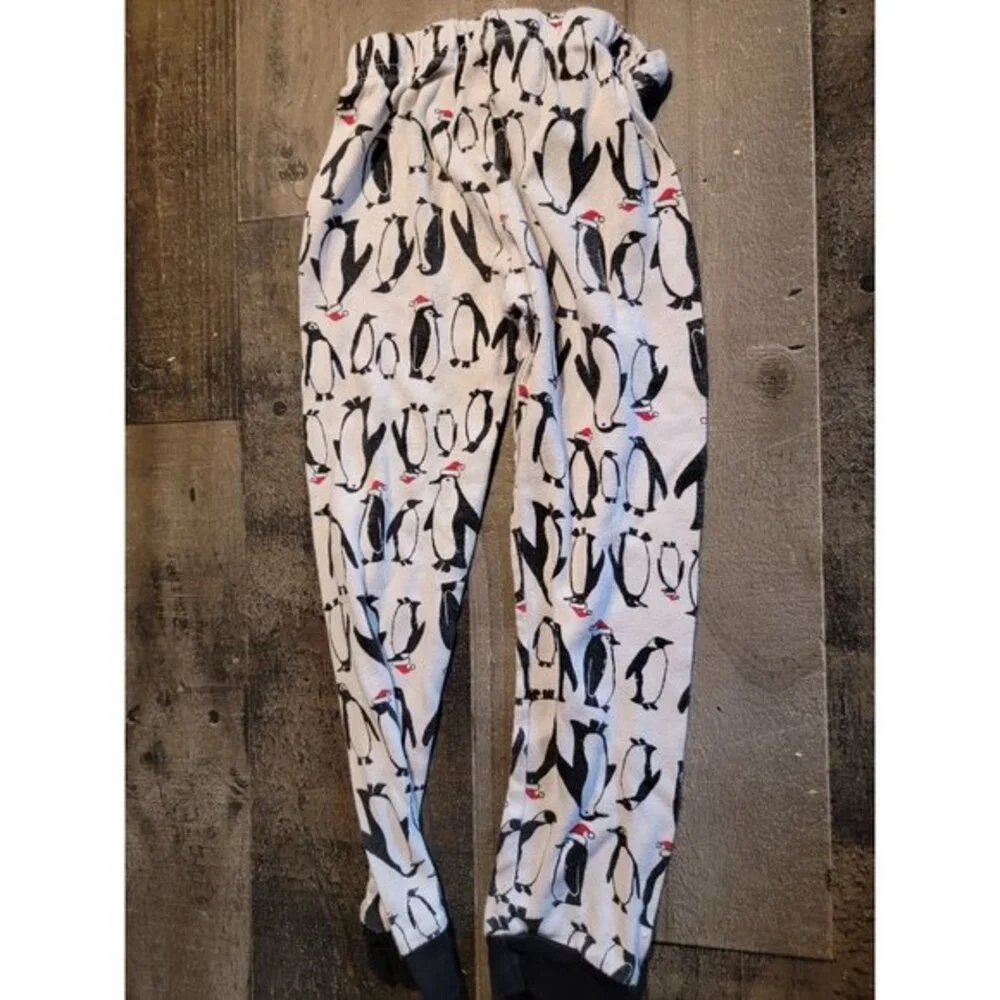 Carter's 4 youth penguin xmas‎ leggings pj pants